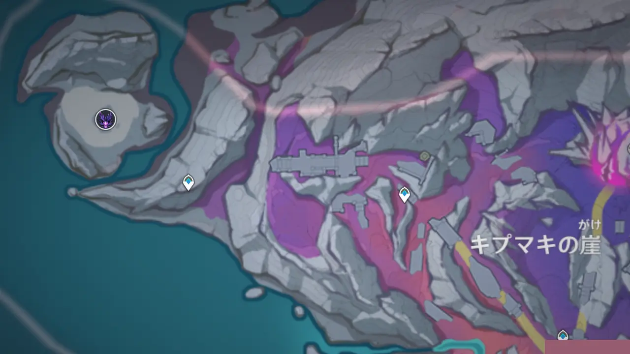 原神　フィールドボス　昏き魘夢の主攻略　最寄りワープポイント