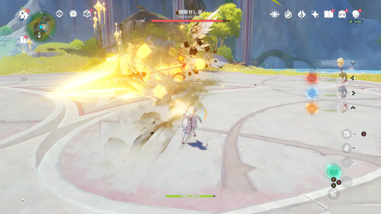 原神　フィールドボス　守護者・堕天　槍飛ばし