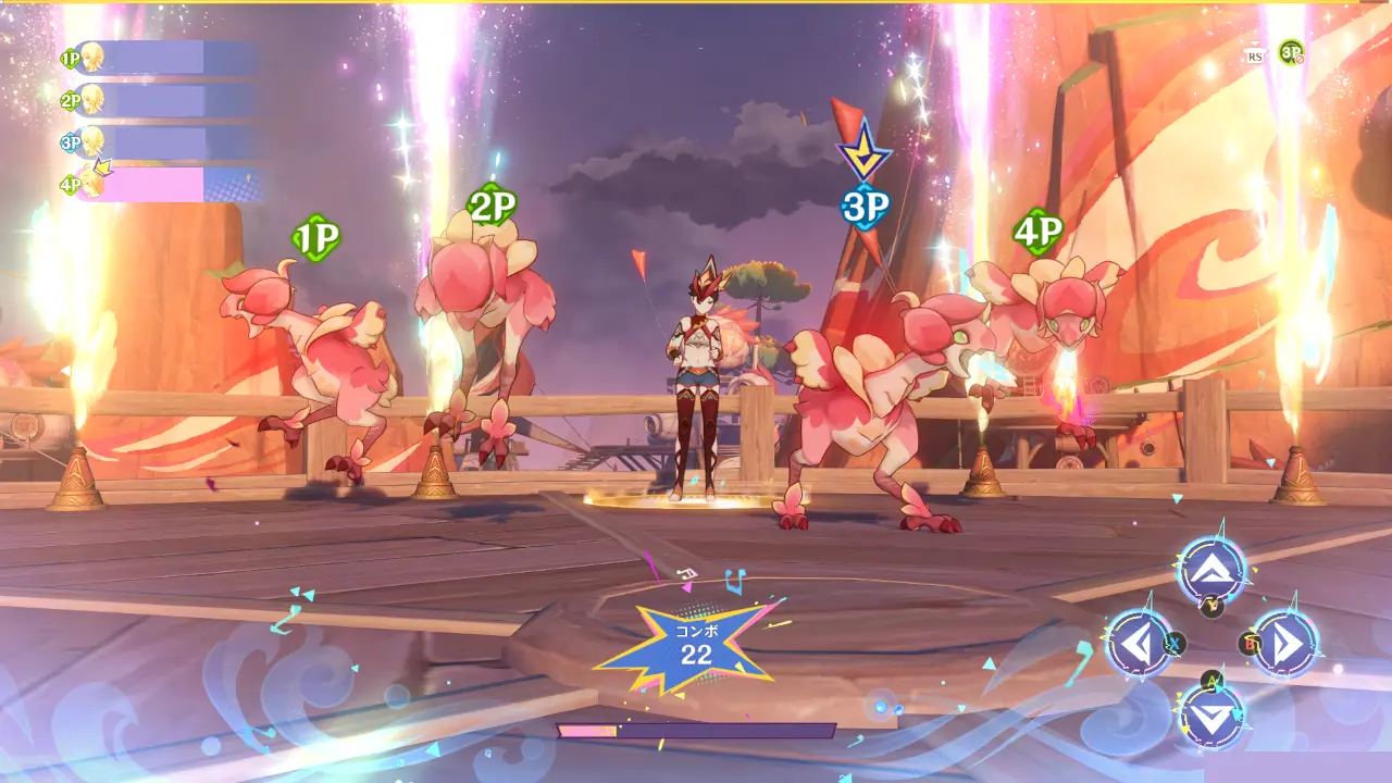 原神　期間限定イベント　リズムビートパーティー　フィーバータイム　ボタンを連打