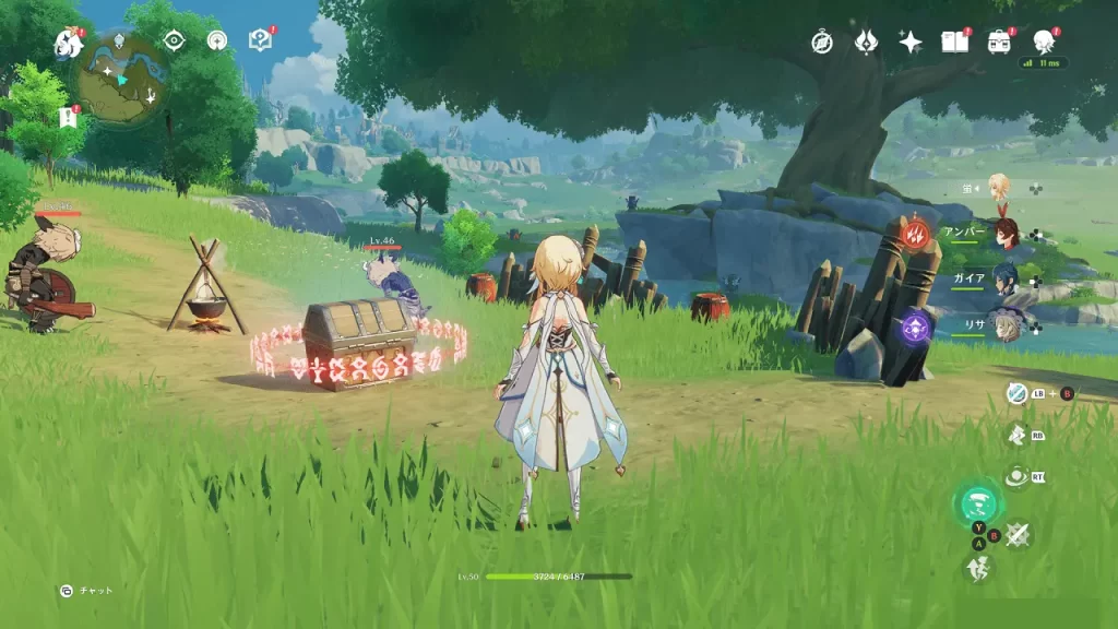 原神　ロックされた宝箱