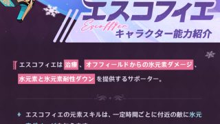 原神　エスコフィエ　突破素材　天賦育成素材