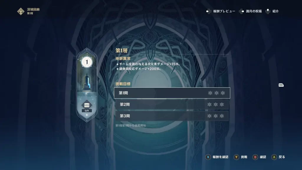 原神　深境螺旋　地脈異常